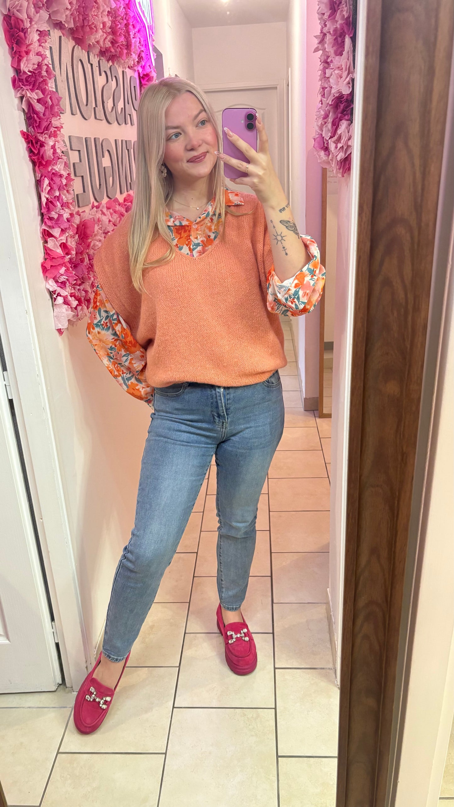 Pull sans manches oversize