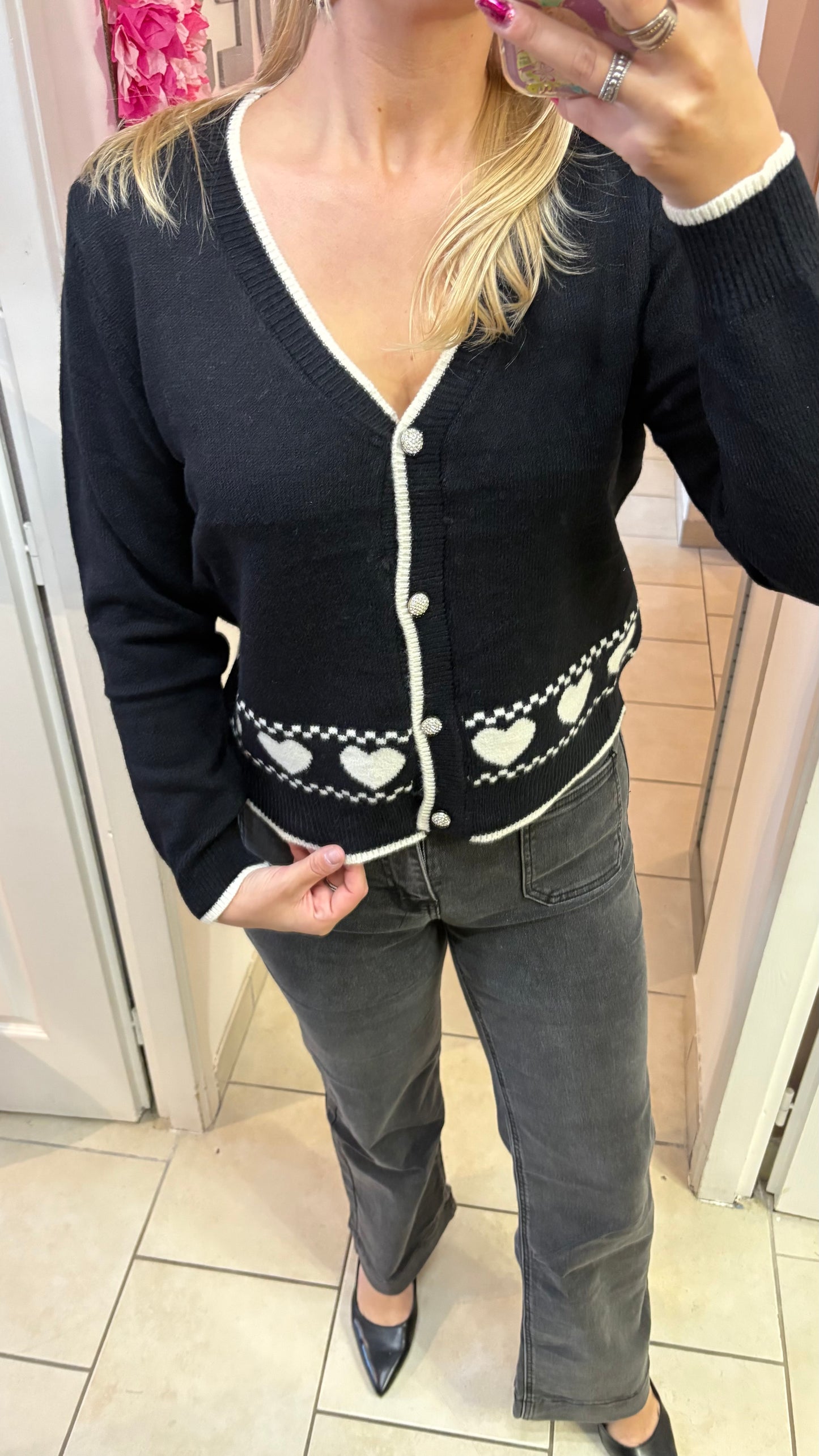 Gilet à cœurs