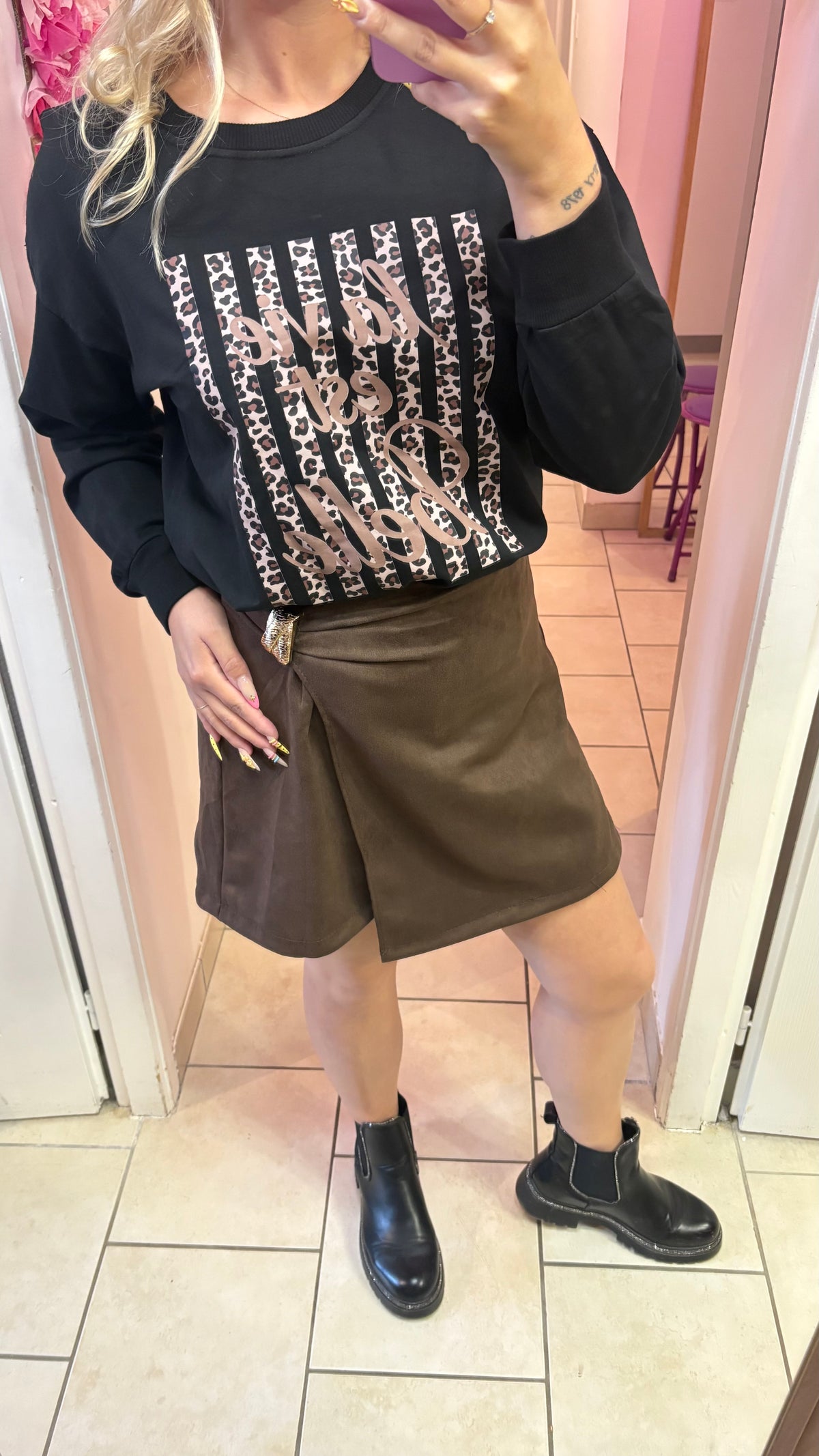 Sweat leo noir