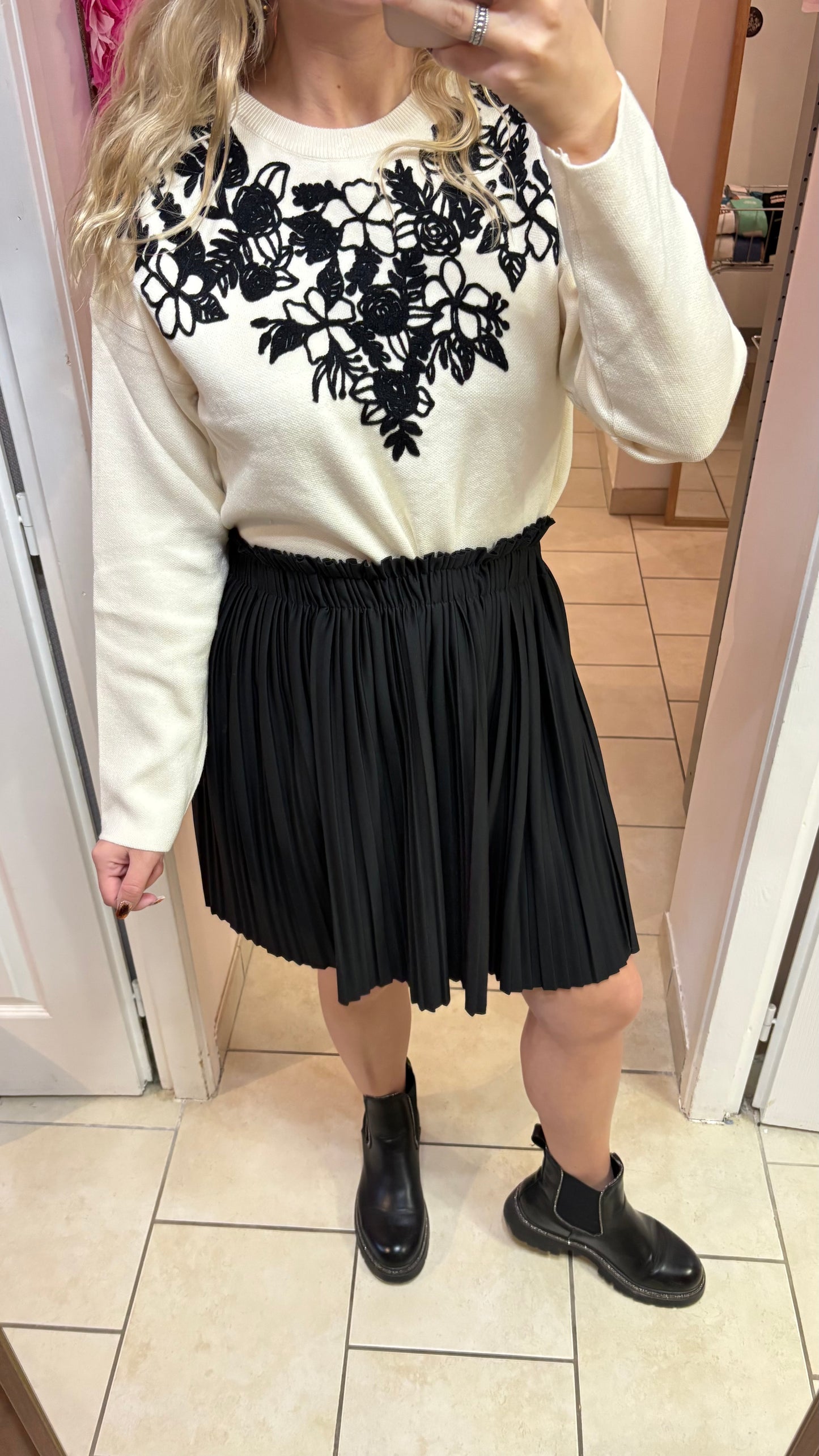Pull écru