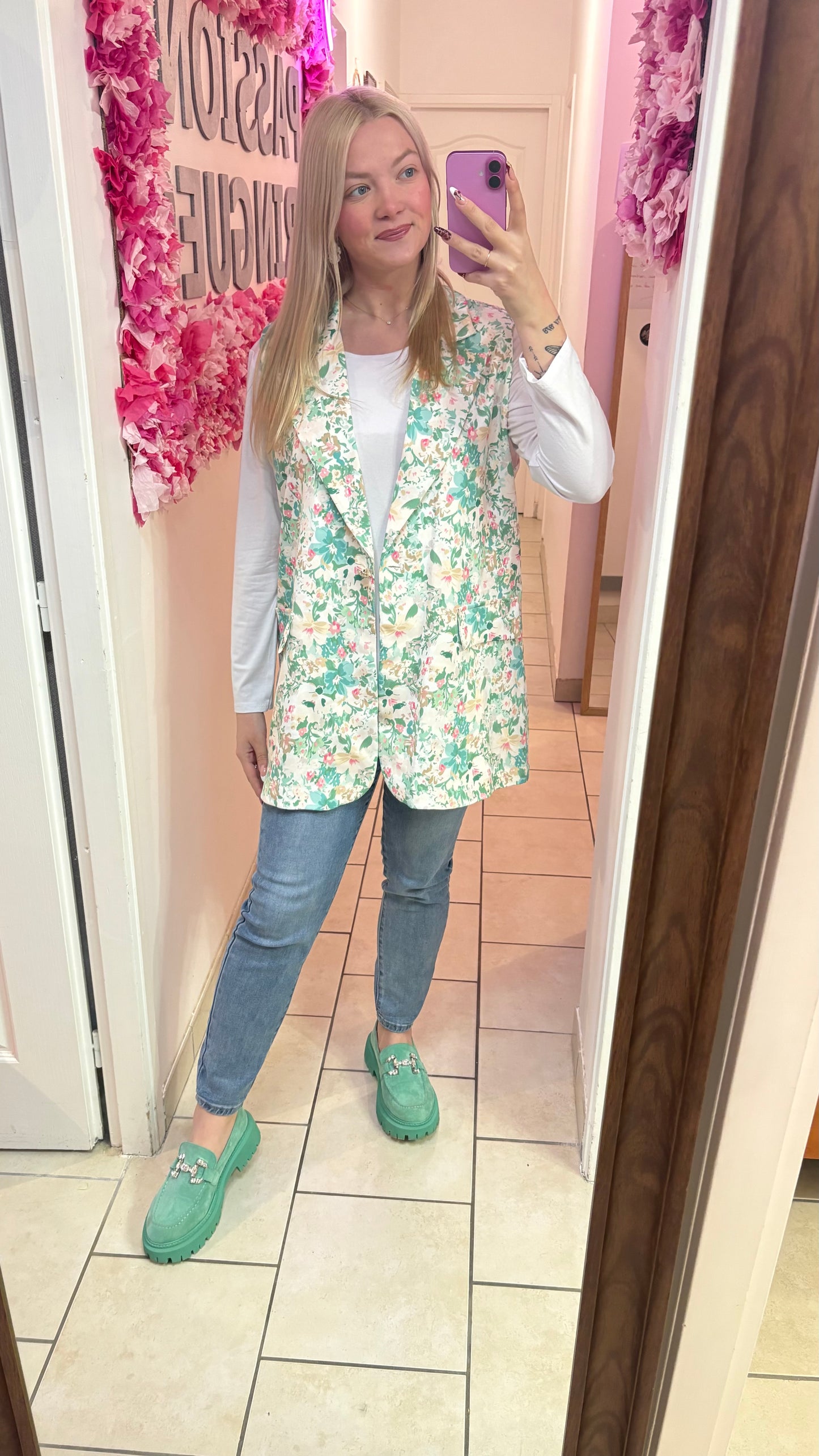 Veste sans manches oversize