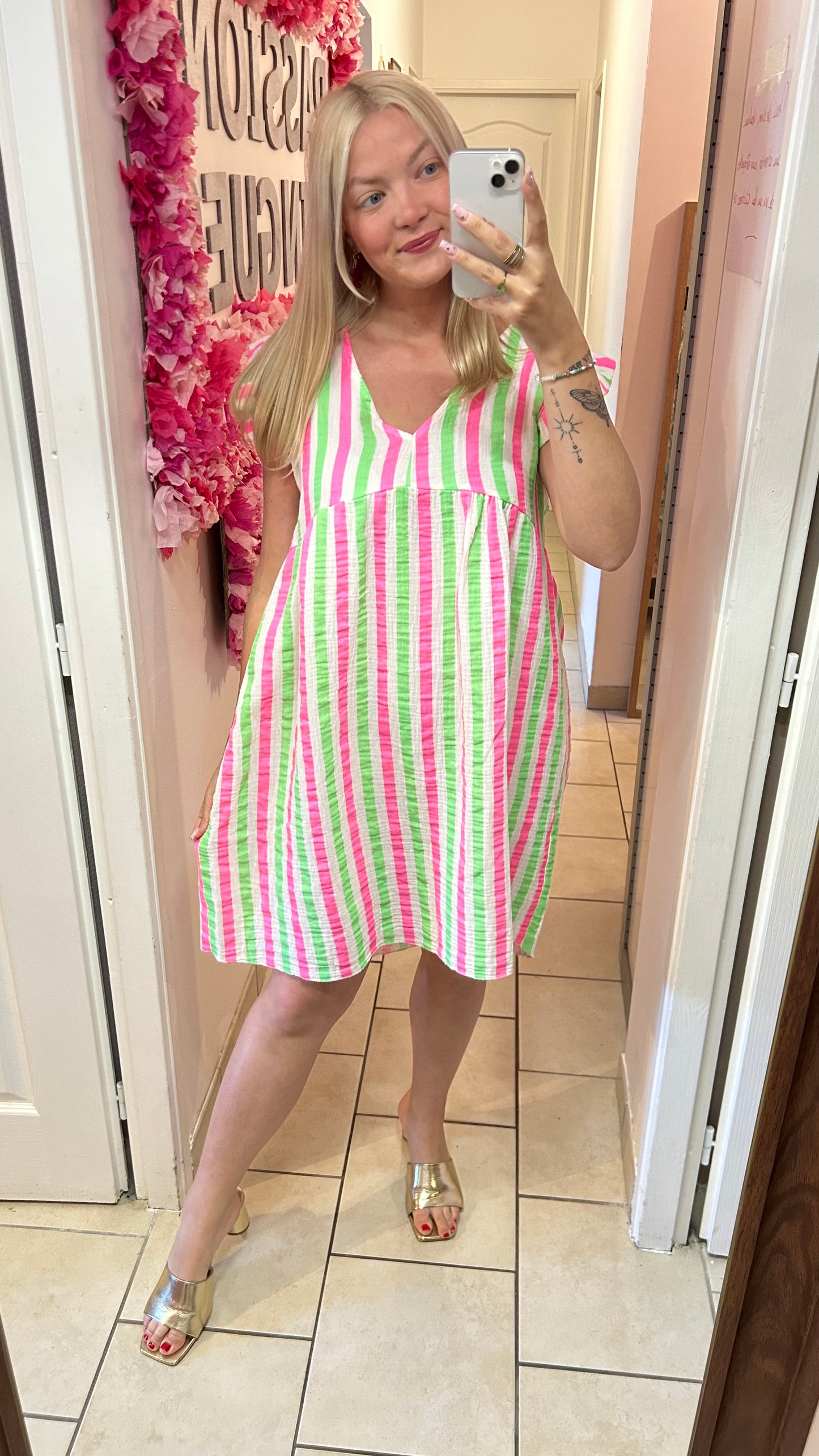 Robe rayé