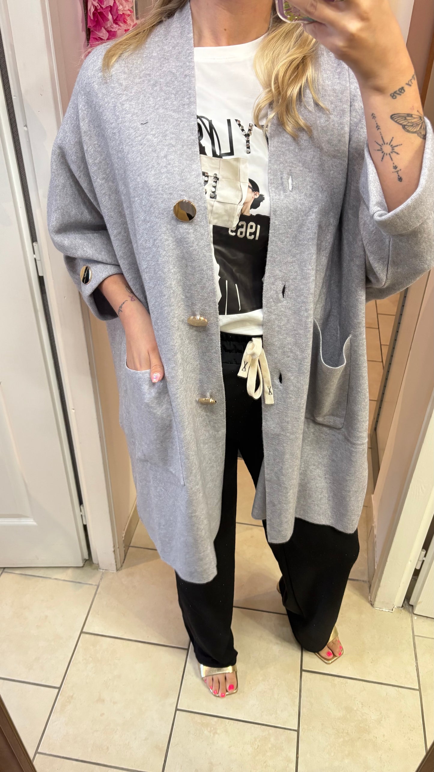 Gilet gris