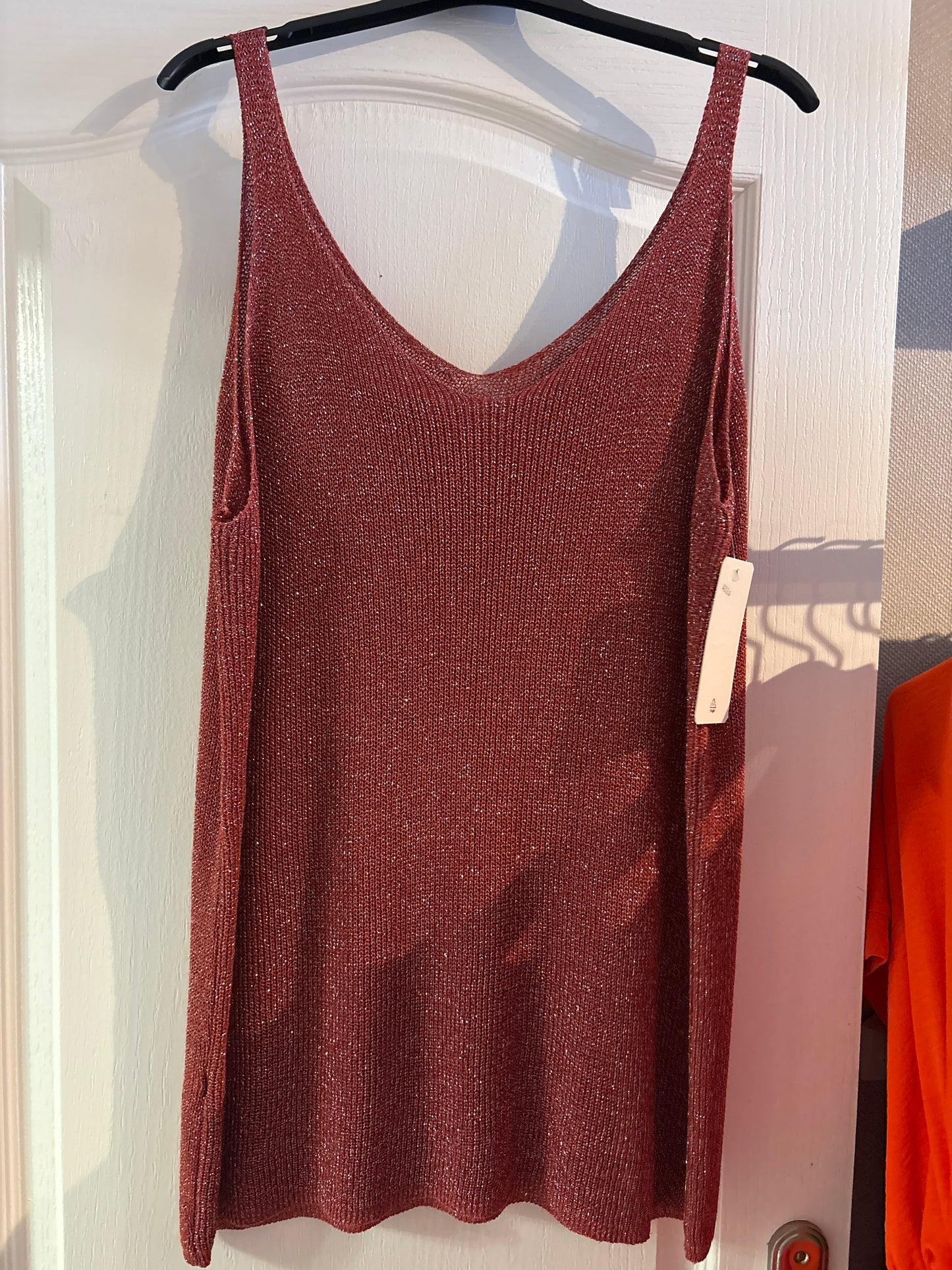 Top lurex brique 42/48