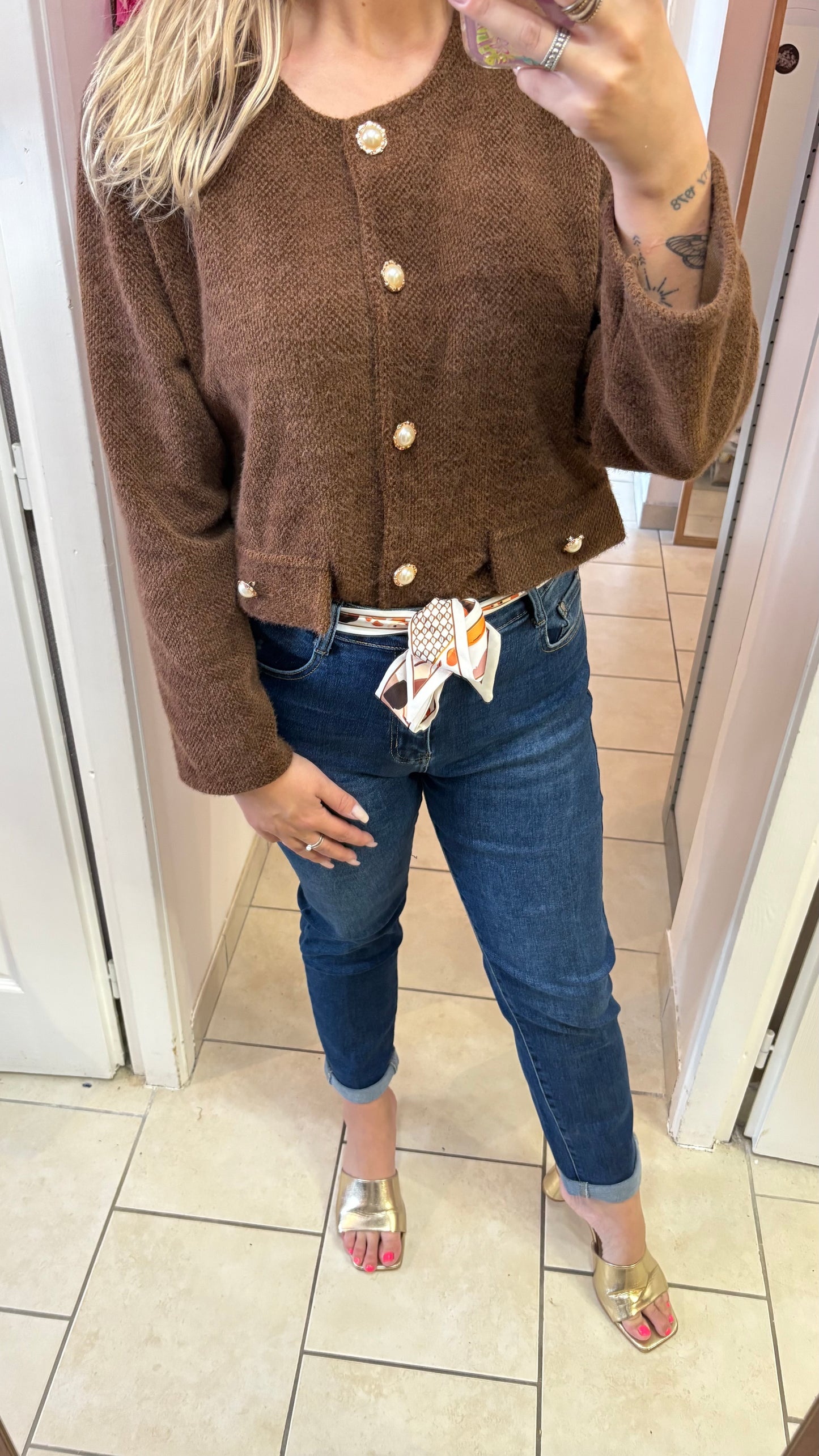 Veste chocolat