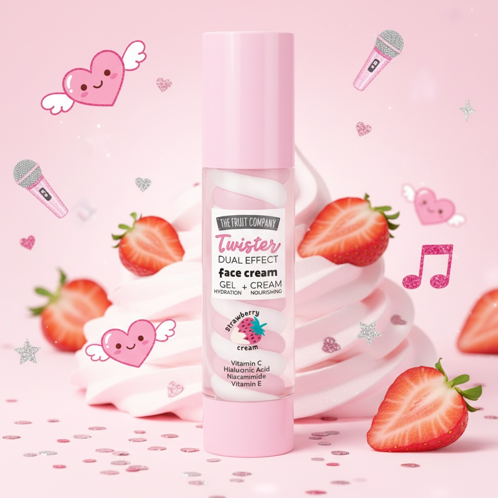 Twister visage fraise