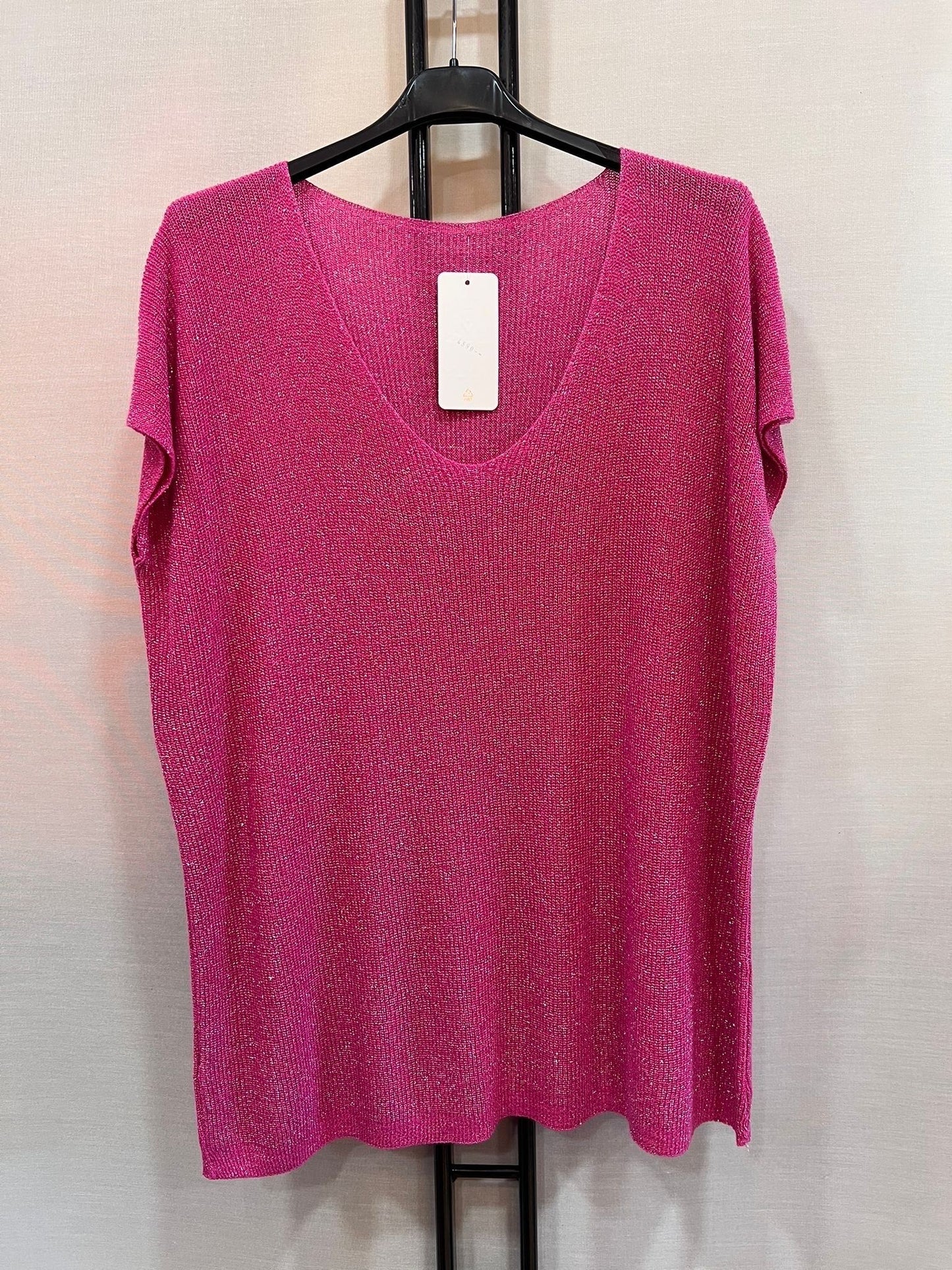 Top lurex fuschia 42/48