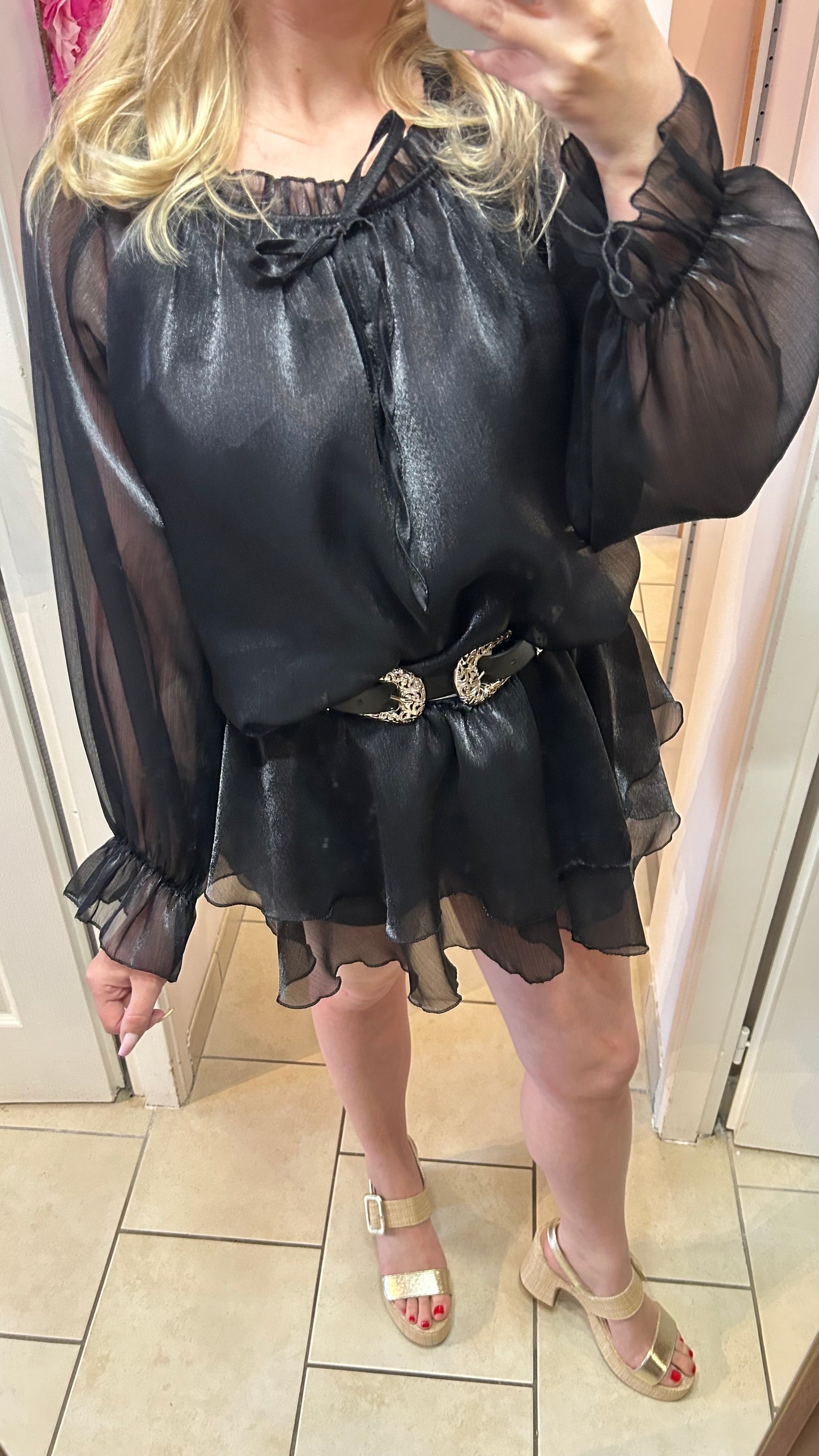 Combi short à volants