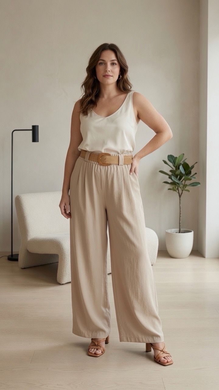 Palazzo beige 40/48