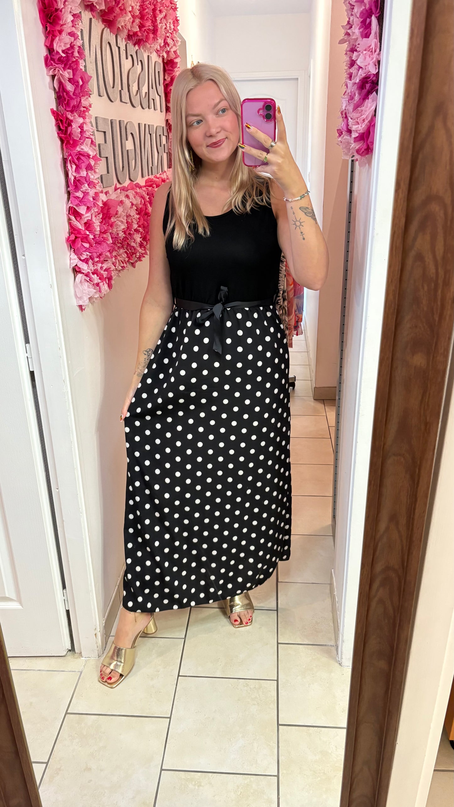 Robe à pois