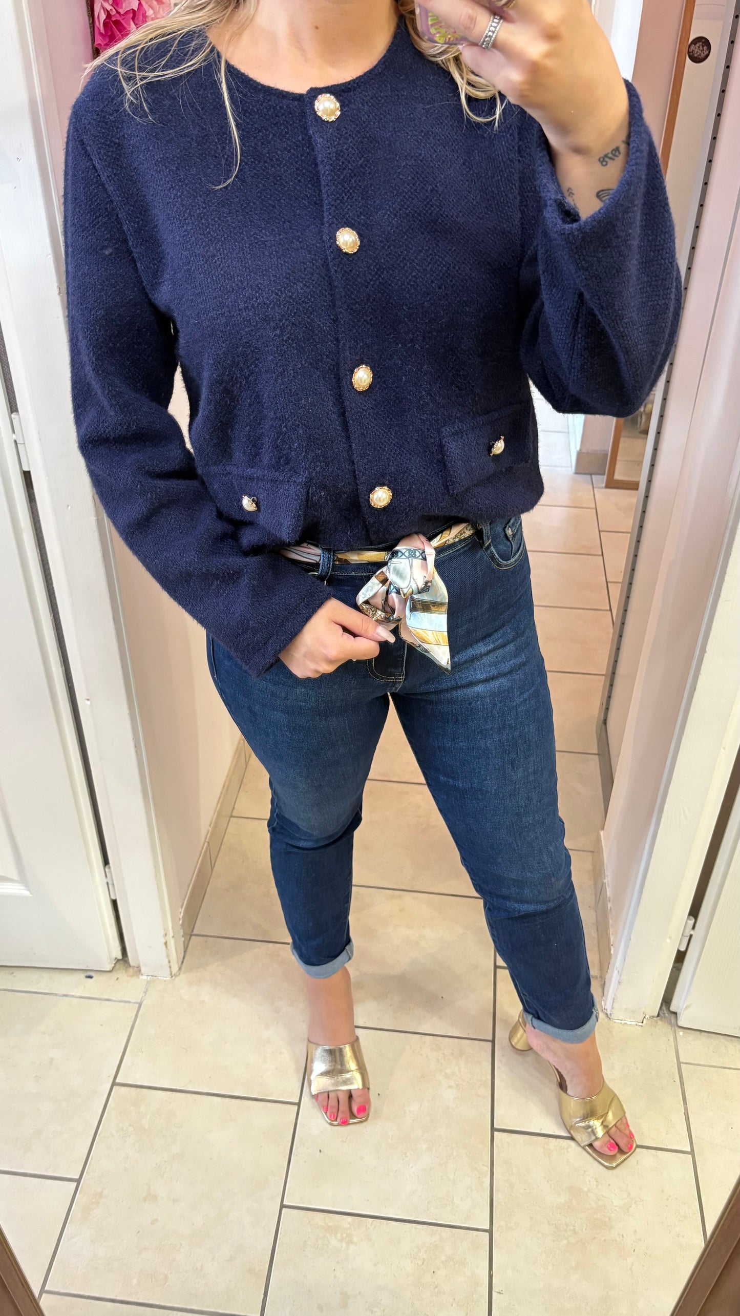 Veste bleu marine
