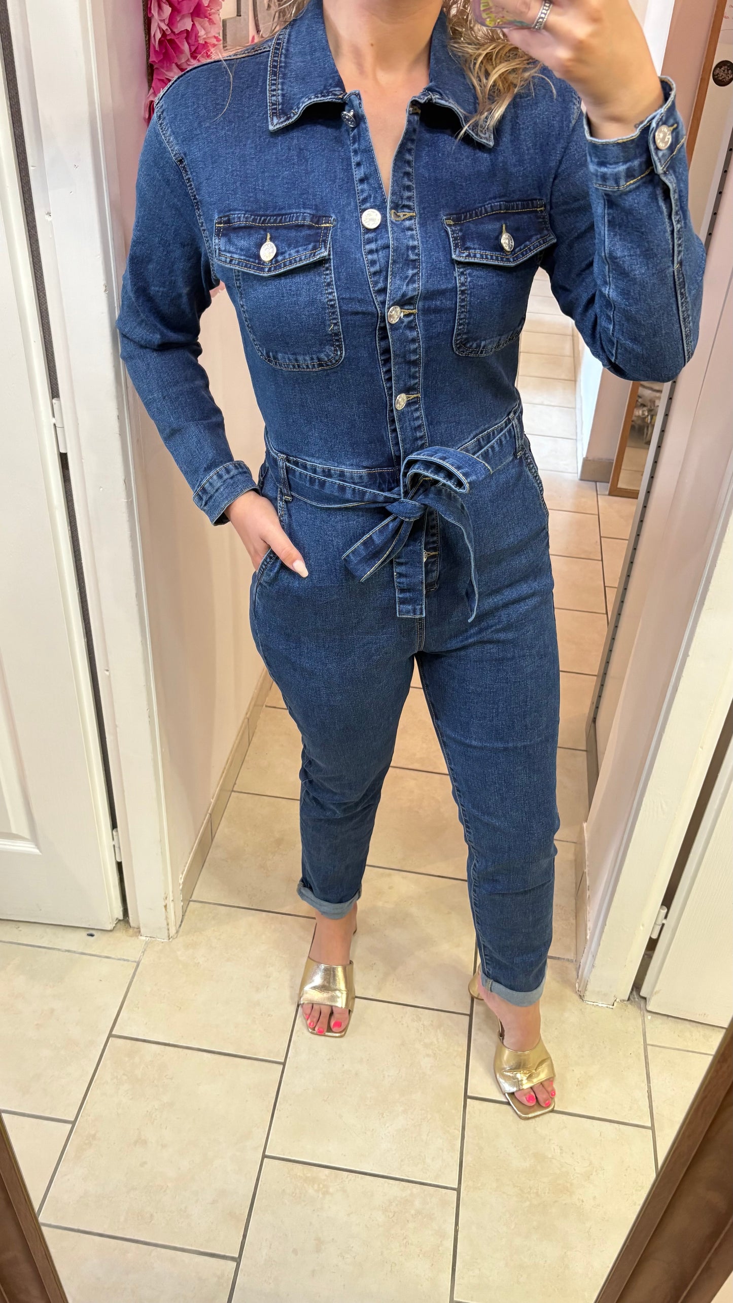 Combinaison en jeans 42