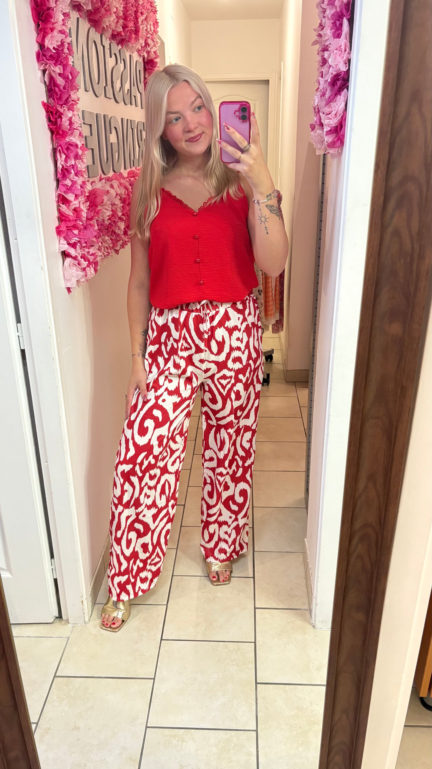 Pantalon rouge (34/42)