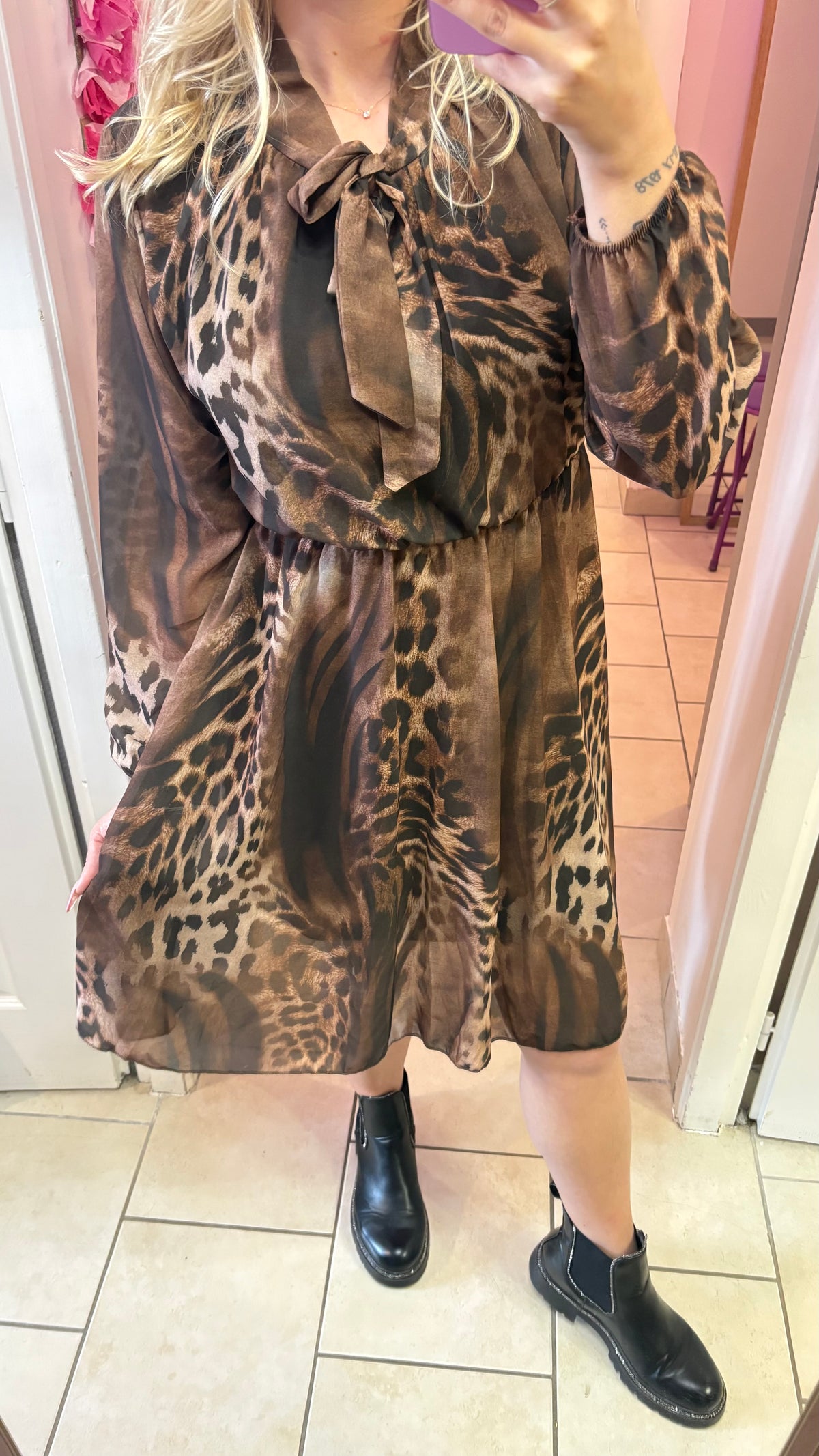 Robe chocolat 34/42