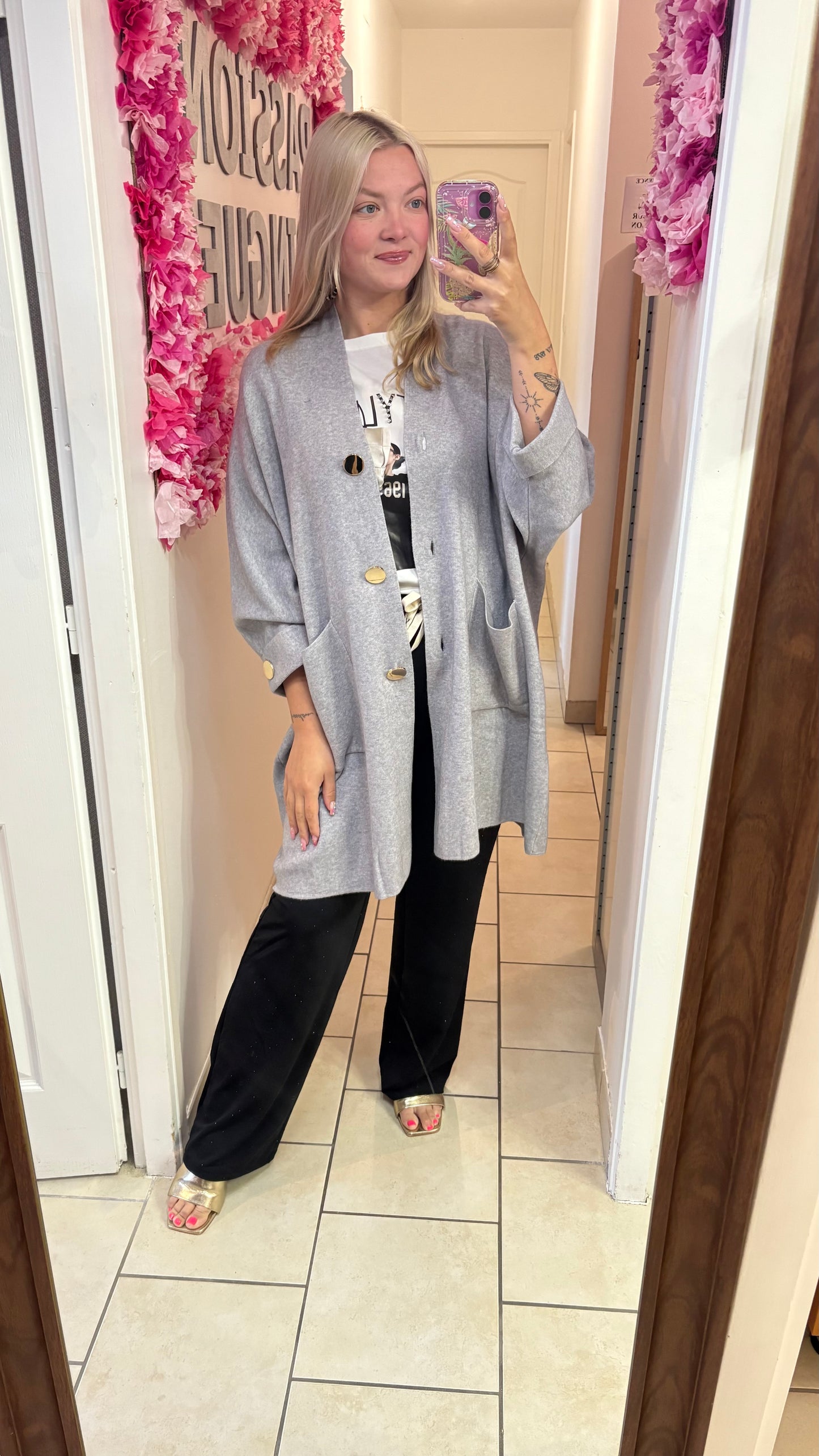 Gilet gris
