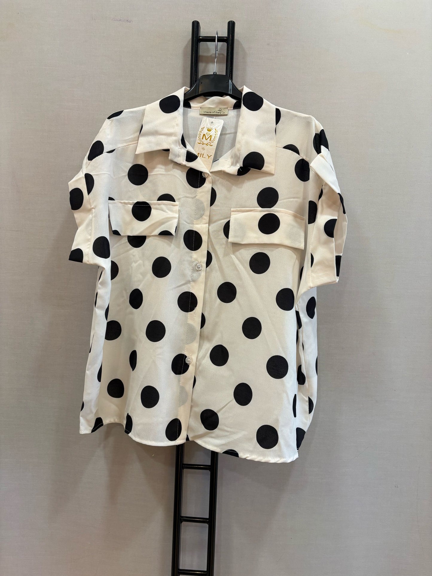 Blouse à pois 38/48