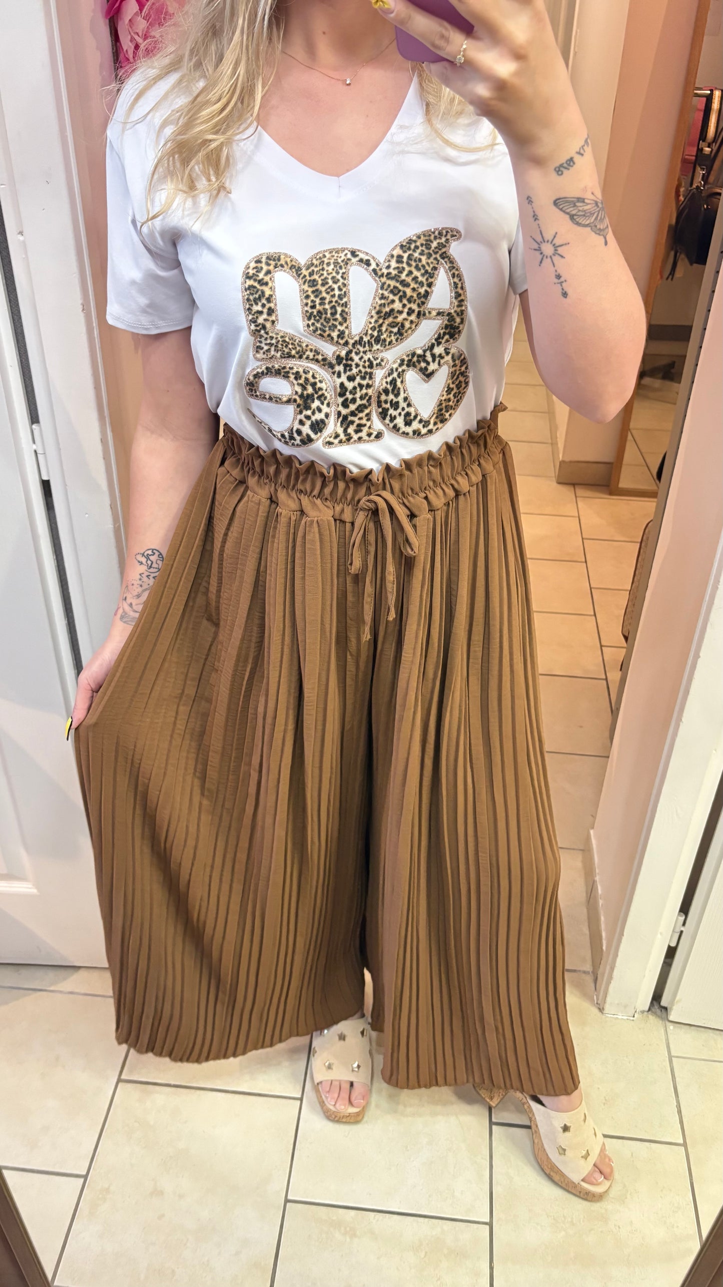 Pantalon plissé