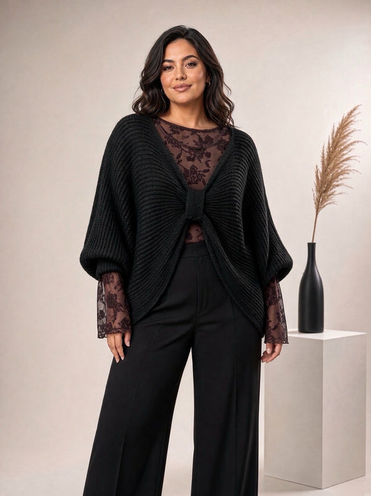 Pull en maille réversible 36/56