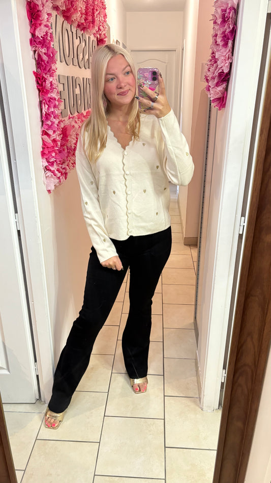 Gilet à cœurs