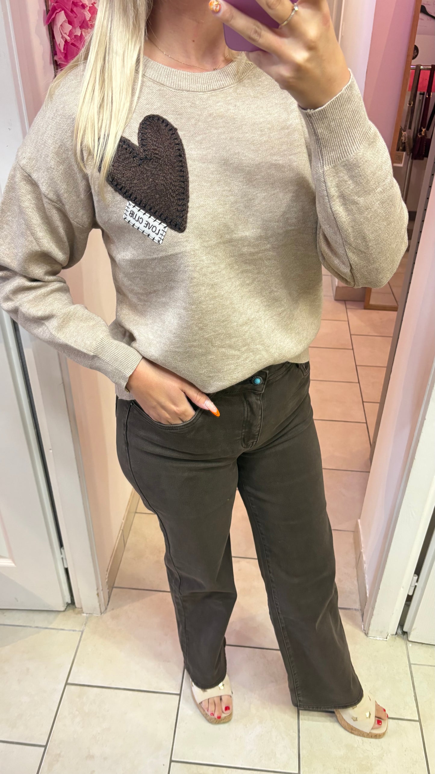 Pull cœur 34/44