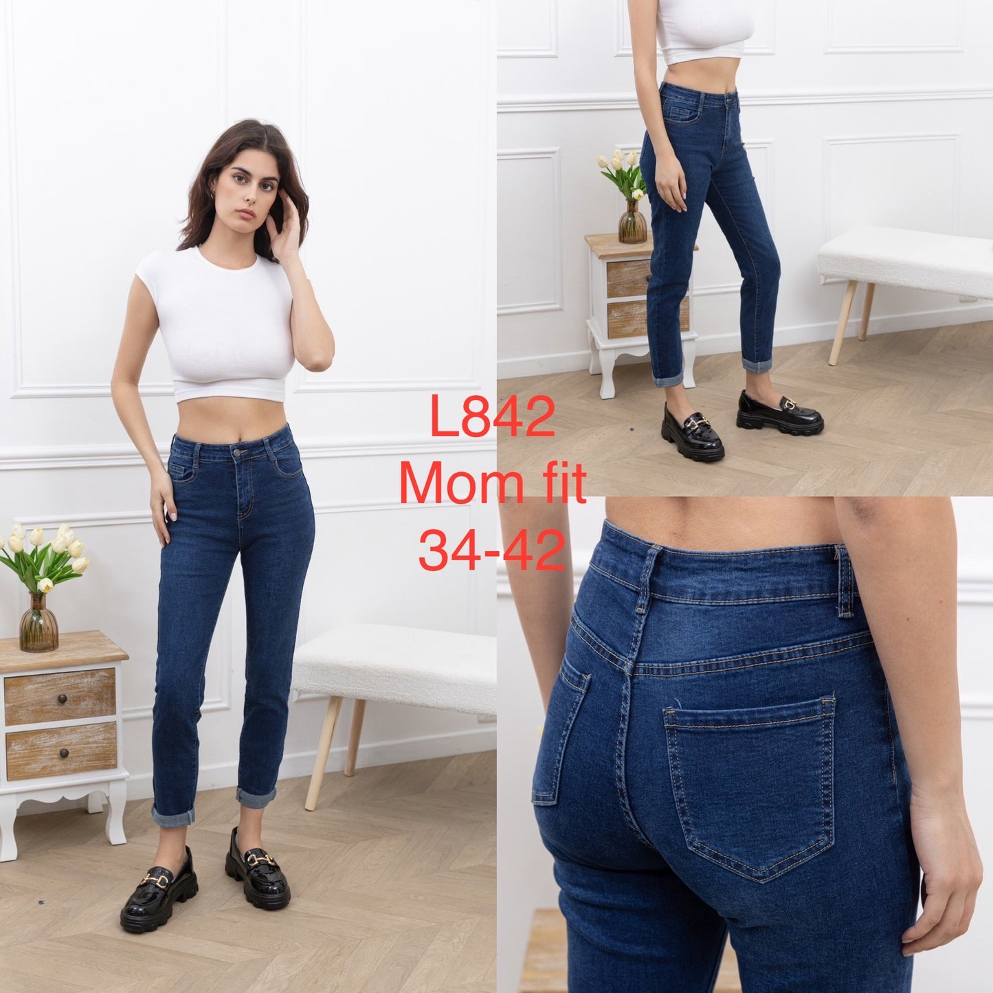 Jean mom L842