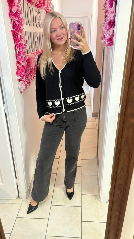 Gilet à cœurs