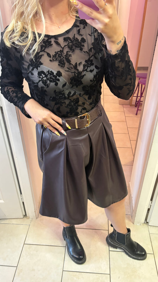 Top à dentelle noir 34/42