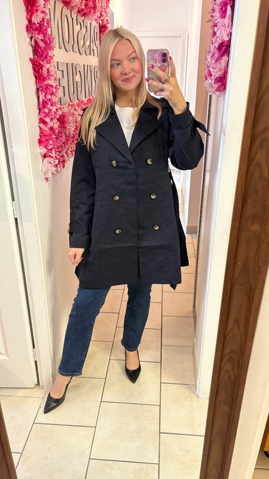 Trench bleu marine