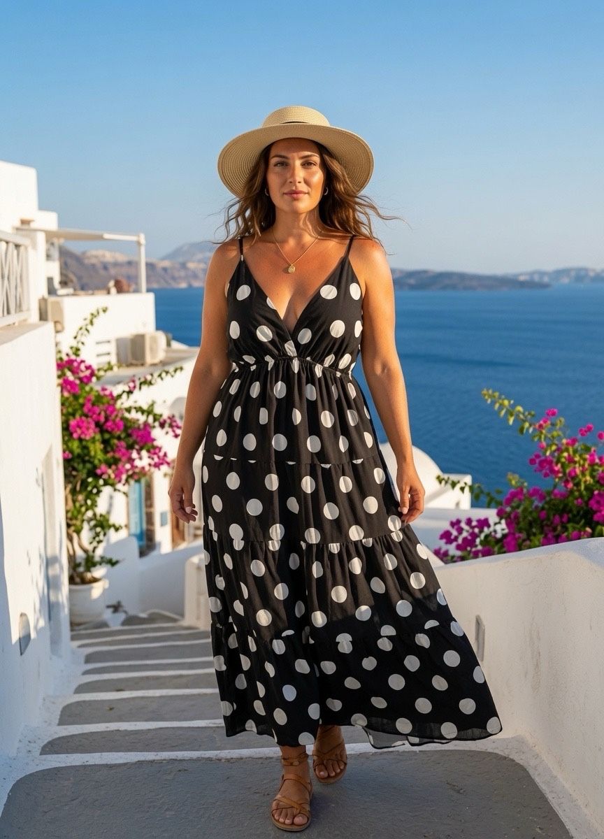 Robe à pois 38/50