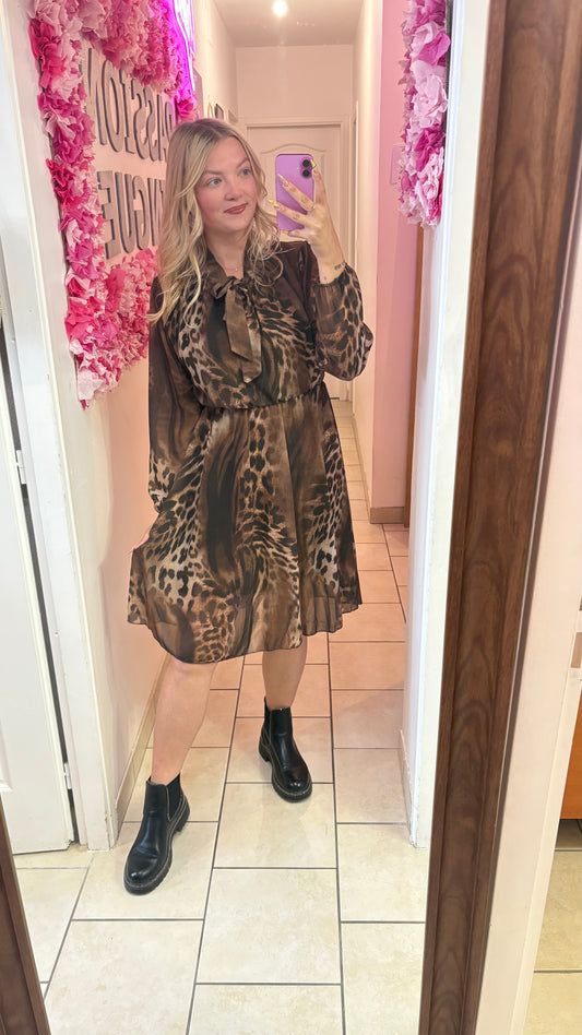 Robe chocolat 34/42