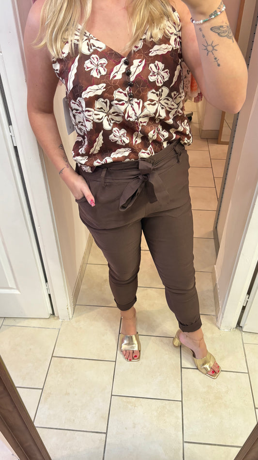 Pantalon choco (34/42)
