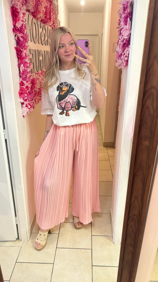 Pantalon plissé