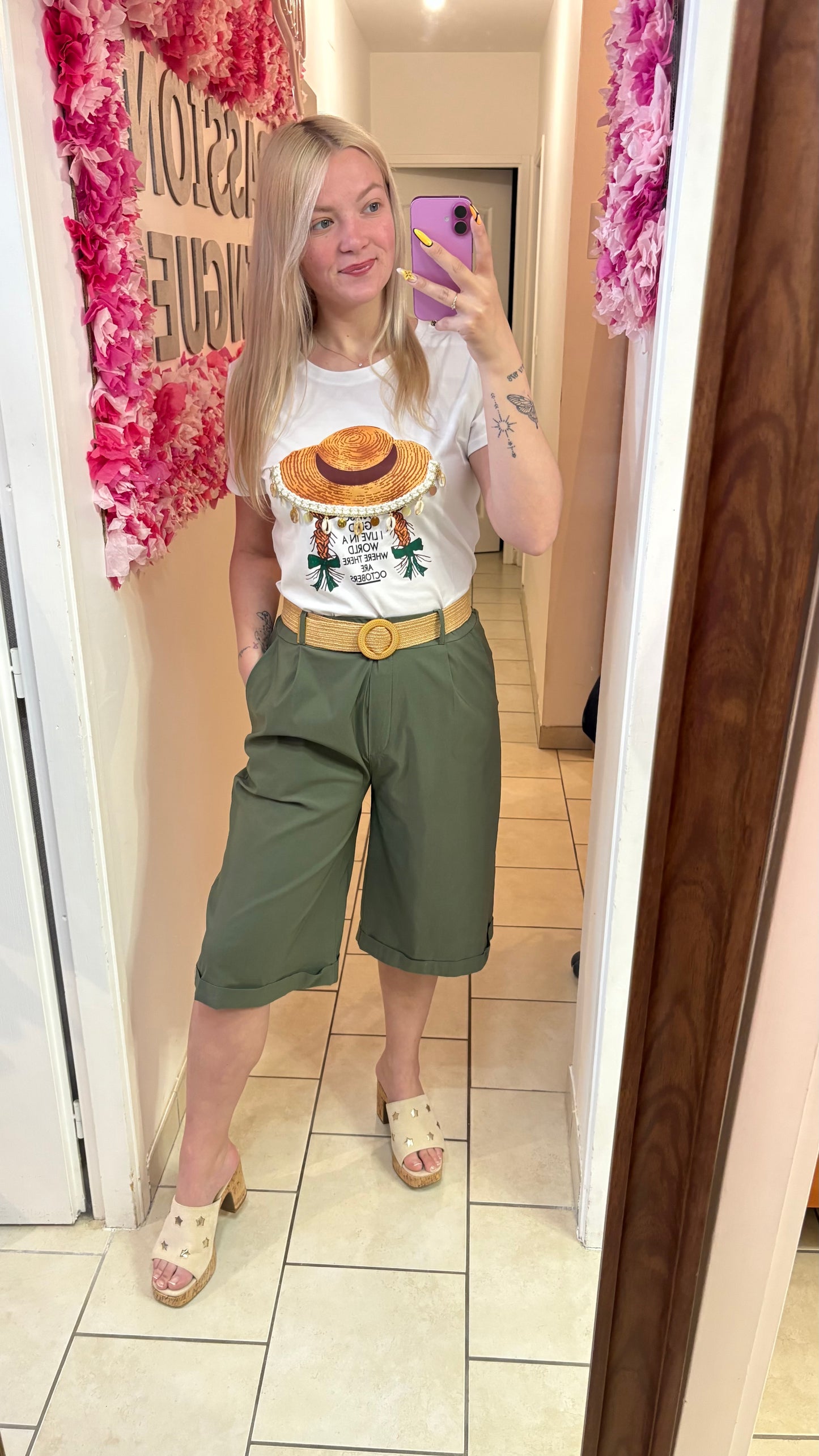 Tee shirt coquillage