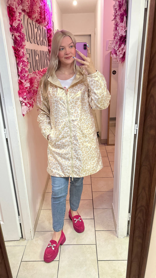 Parka long doré
