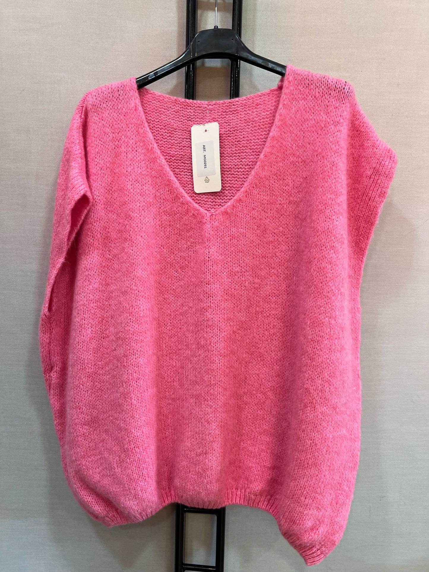 Pull sans manches oversize