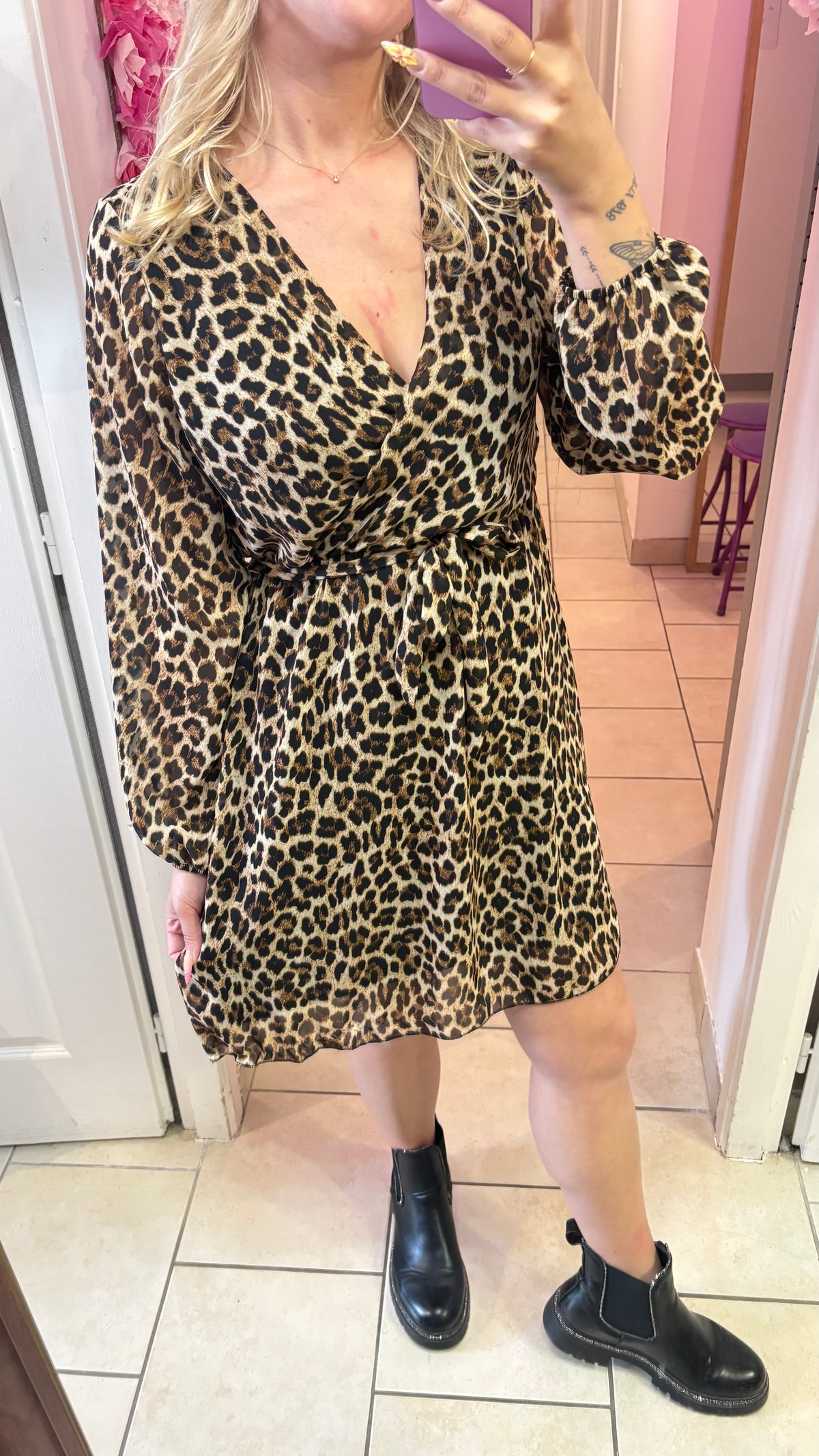 Robe léopard 34/40
