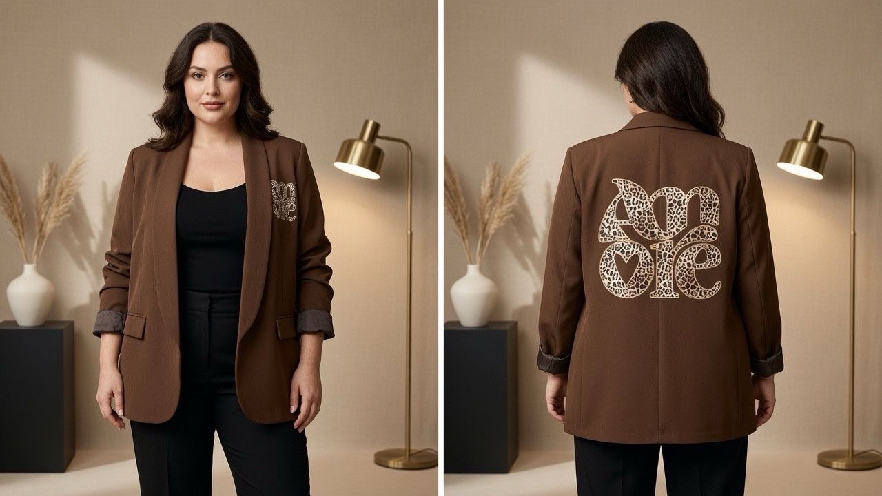 Blazer grande taille 42/48