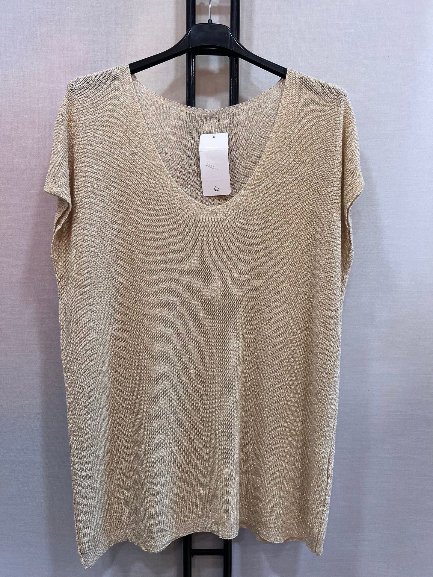 Top lurex doré 42/48