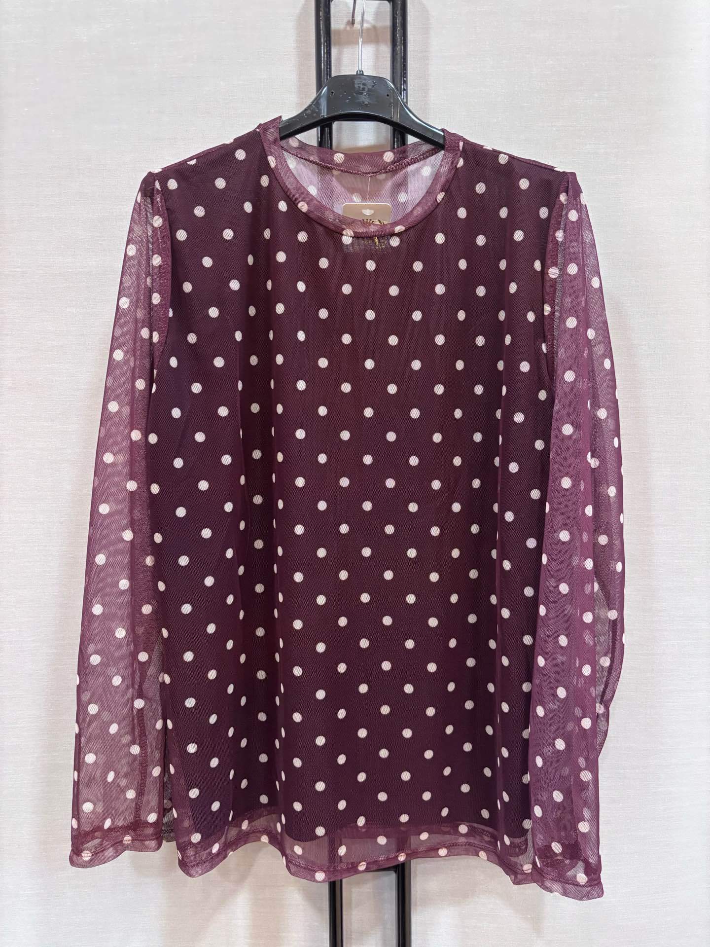 Top résille Bordeaux 40/48