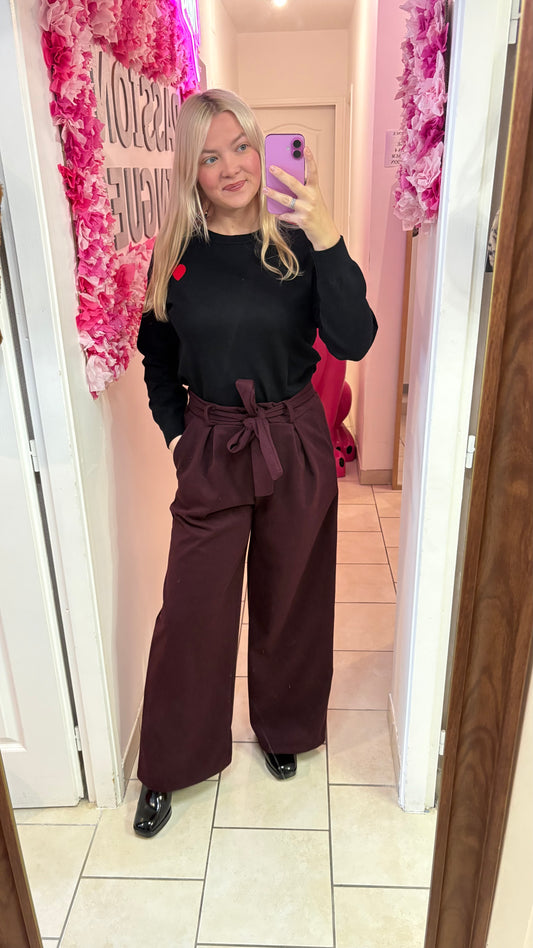 Pantalon bordeaux 36/44