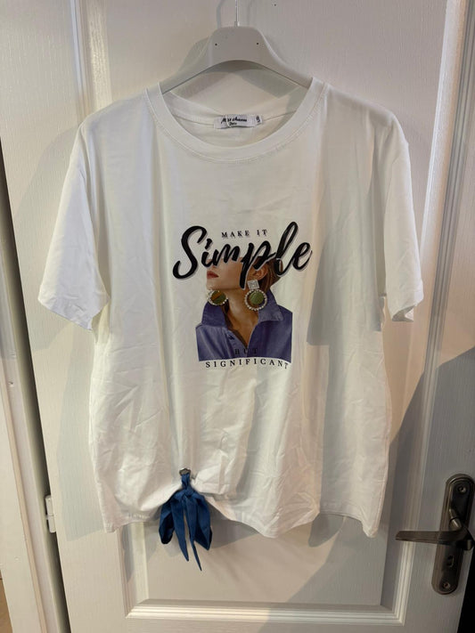 Tee shirt simple