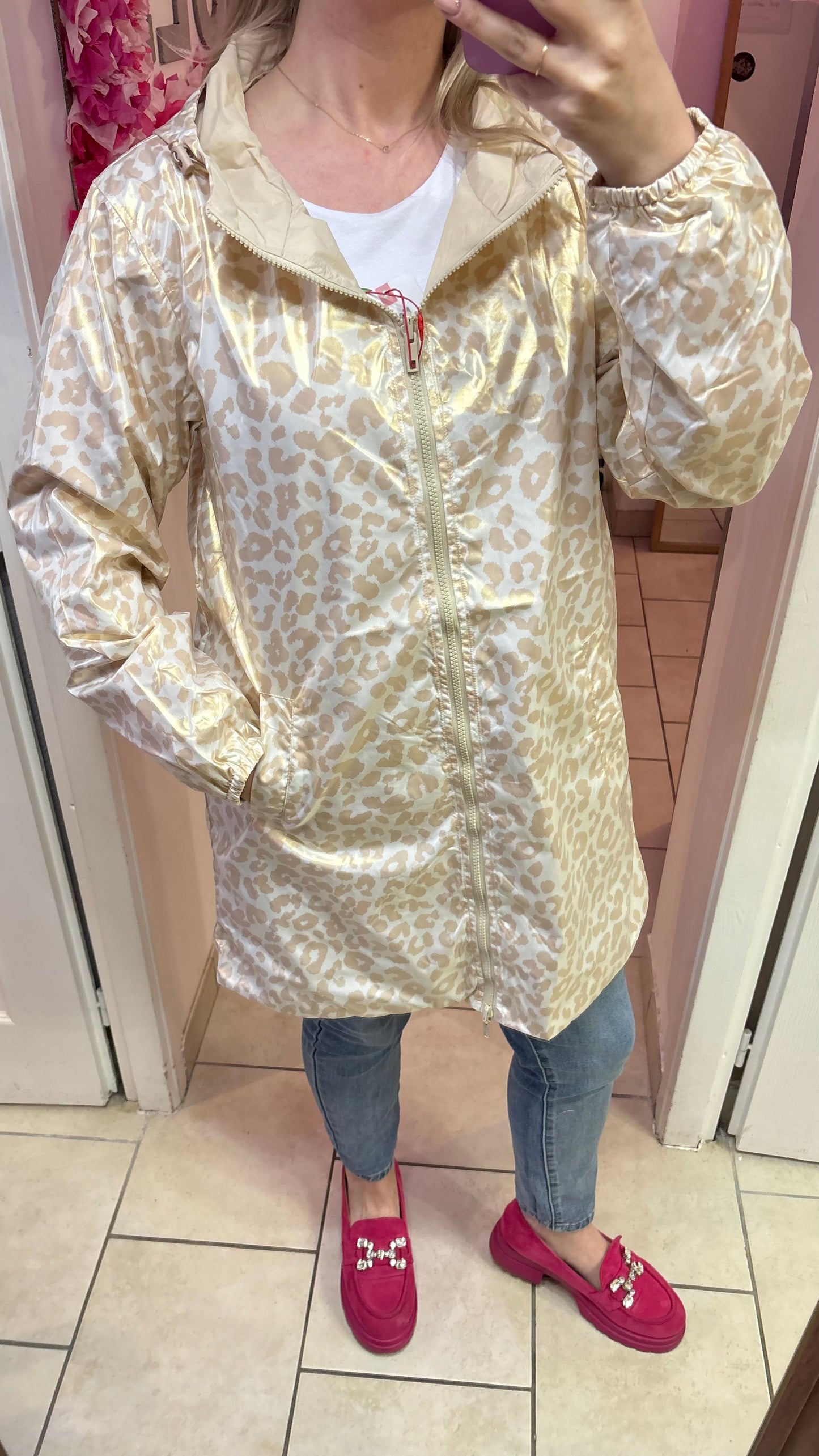Parka long doré