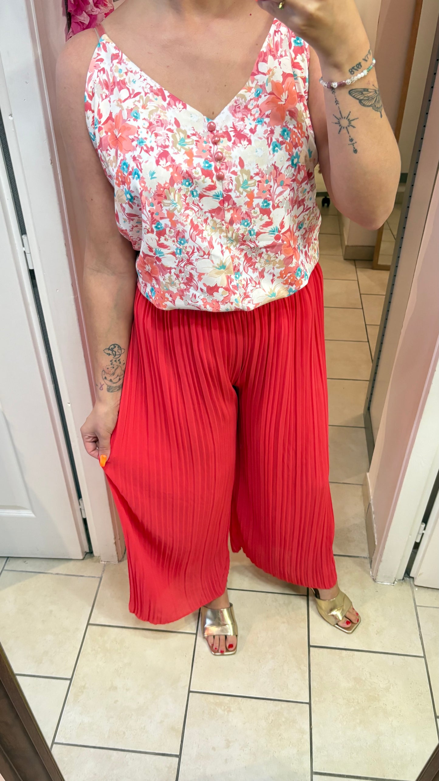 Pantalon plissé