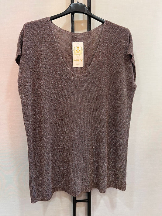Top lurex choco 42/48
