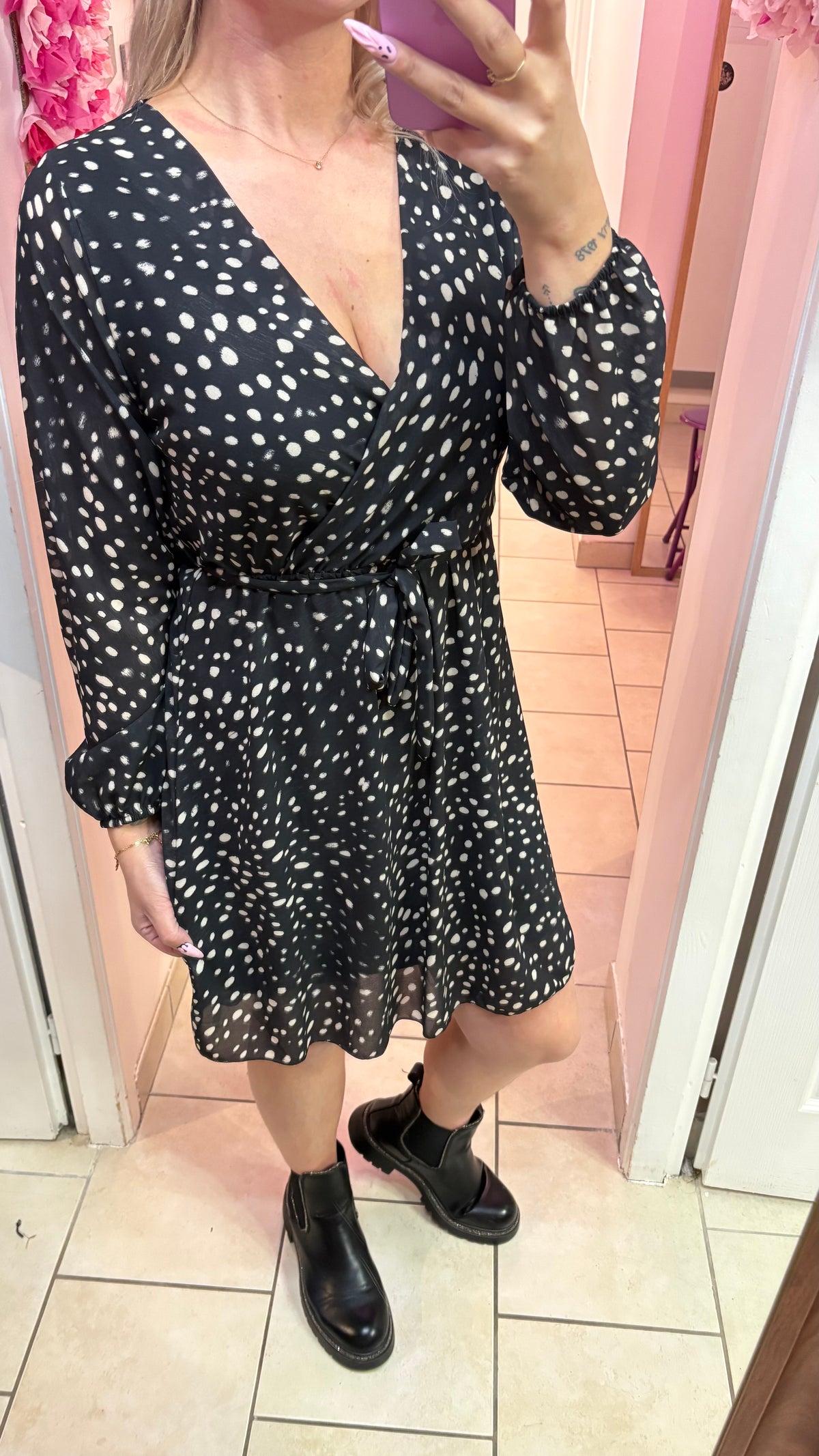 Robe à pois