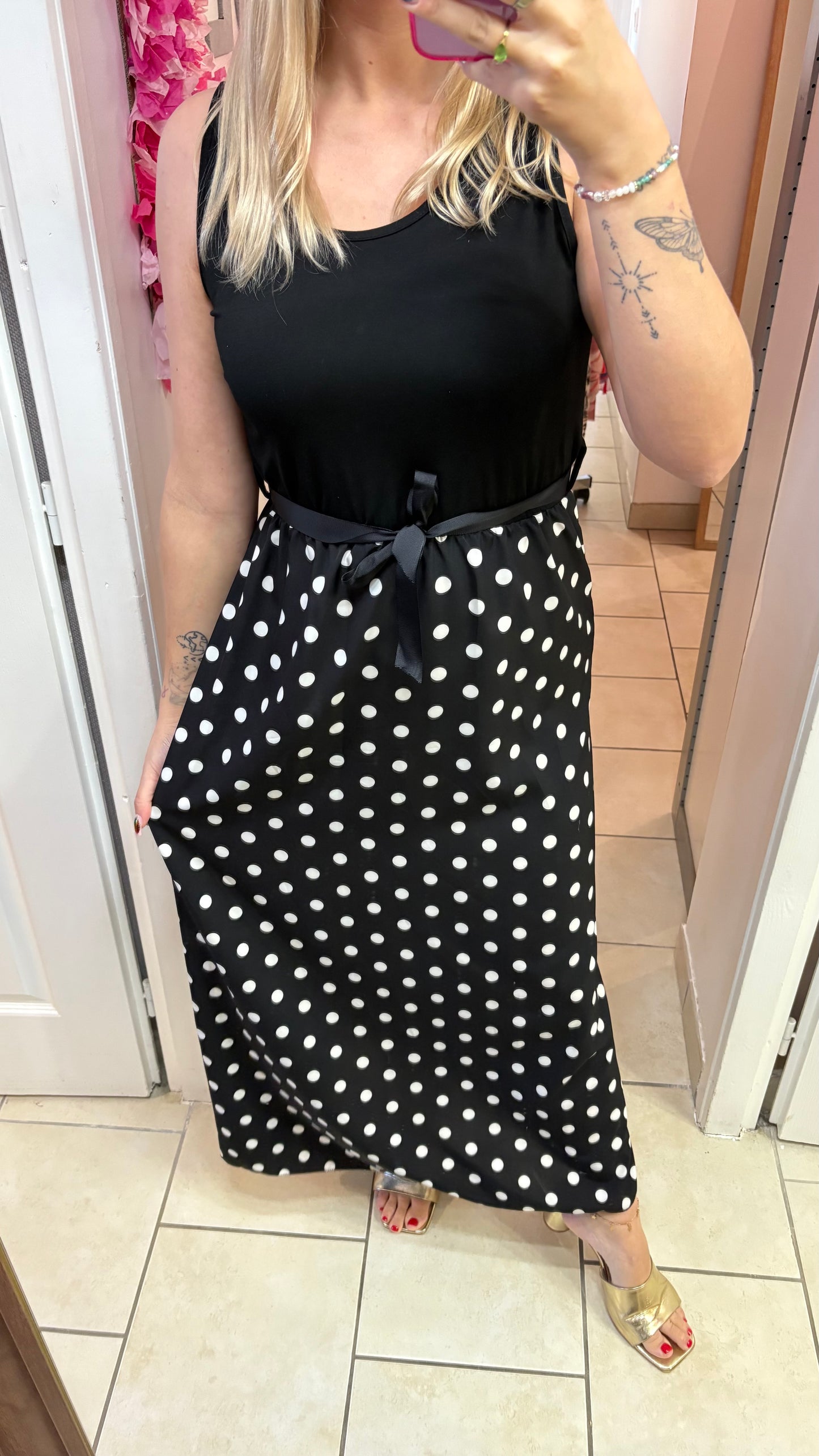 Robe à pois