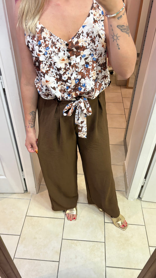 Pantalon chocolat (36/42)