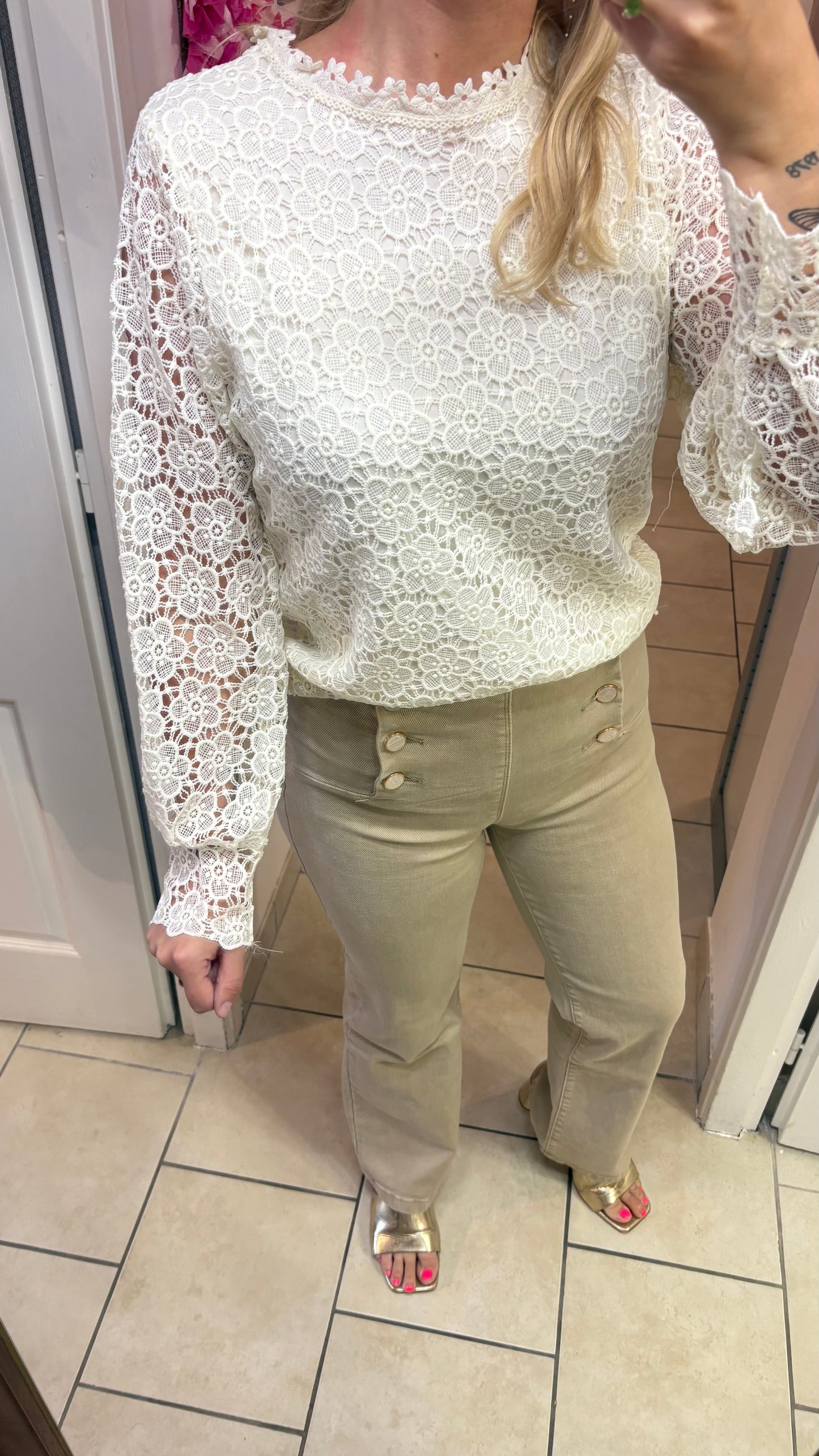 Blouse ajourée