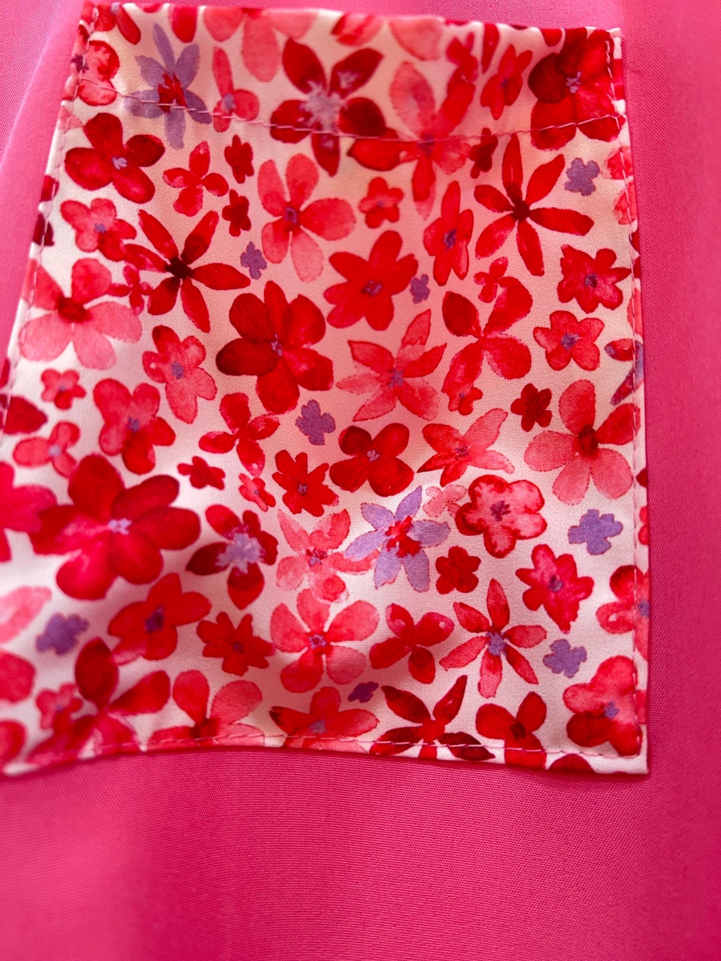 Chemisier fuschia oversize