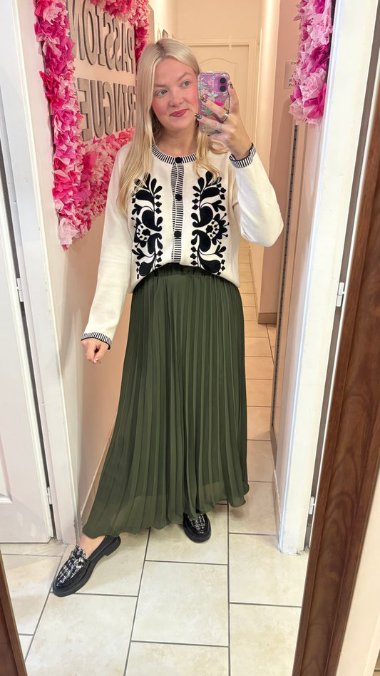 Gilet à broderie